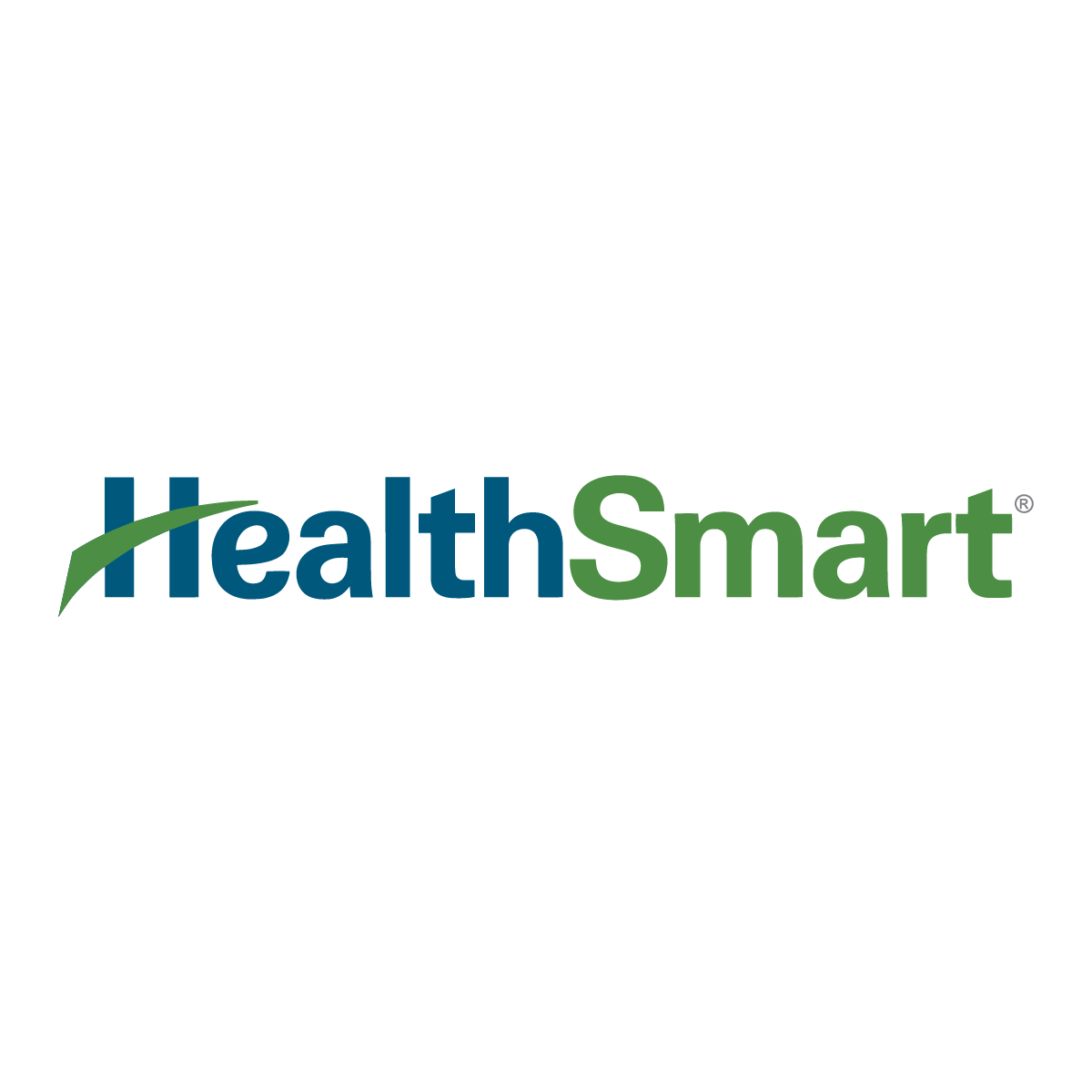 The health smart logo is blue and green on a white background.