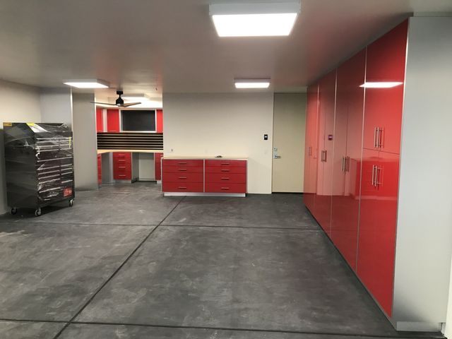 Garage cabinets
