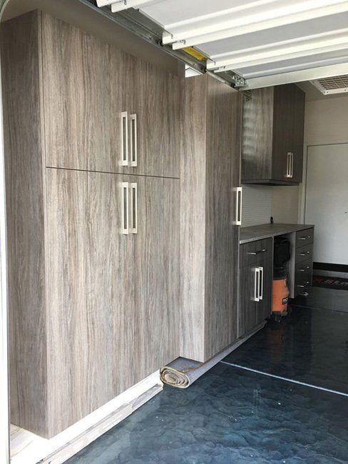 Garage cabinets