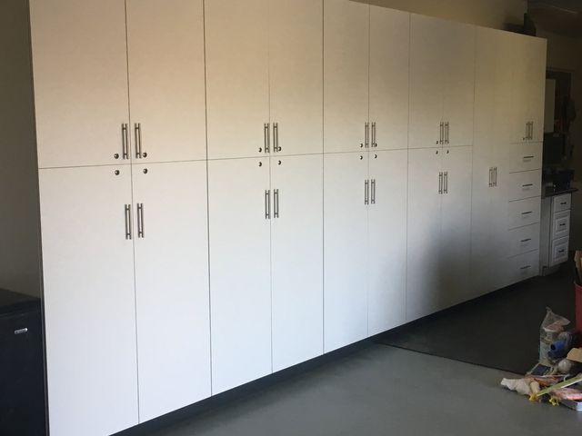 Garage cabinets
