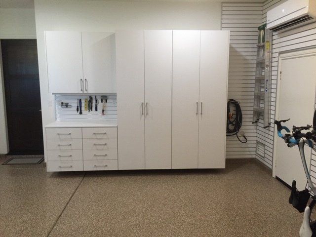 Garage cabinets