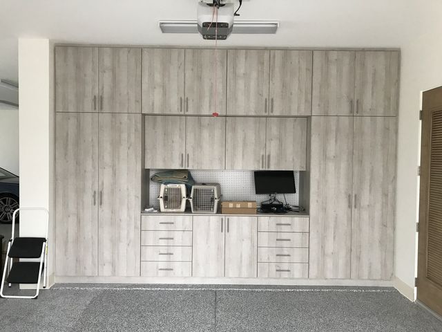 Garage cabinets