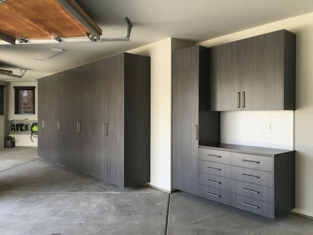 Garage cabinets