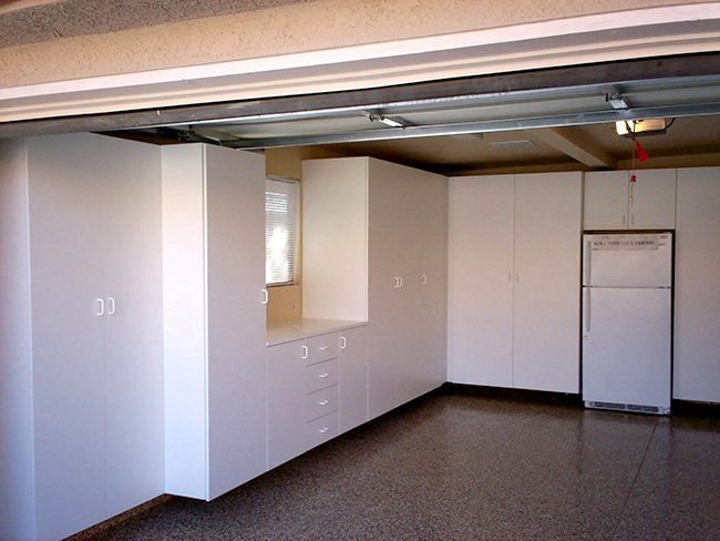 Garage cabinets