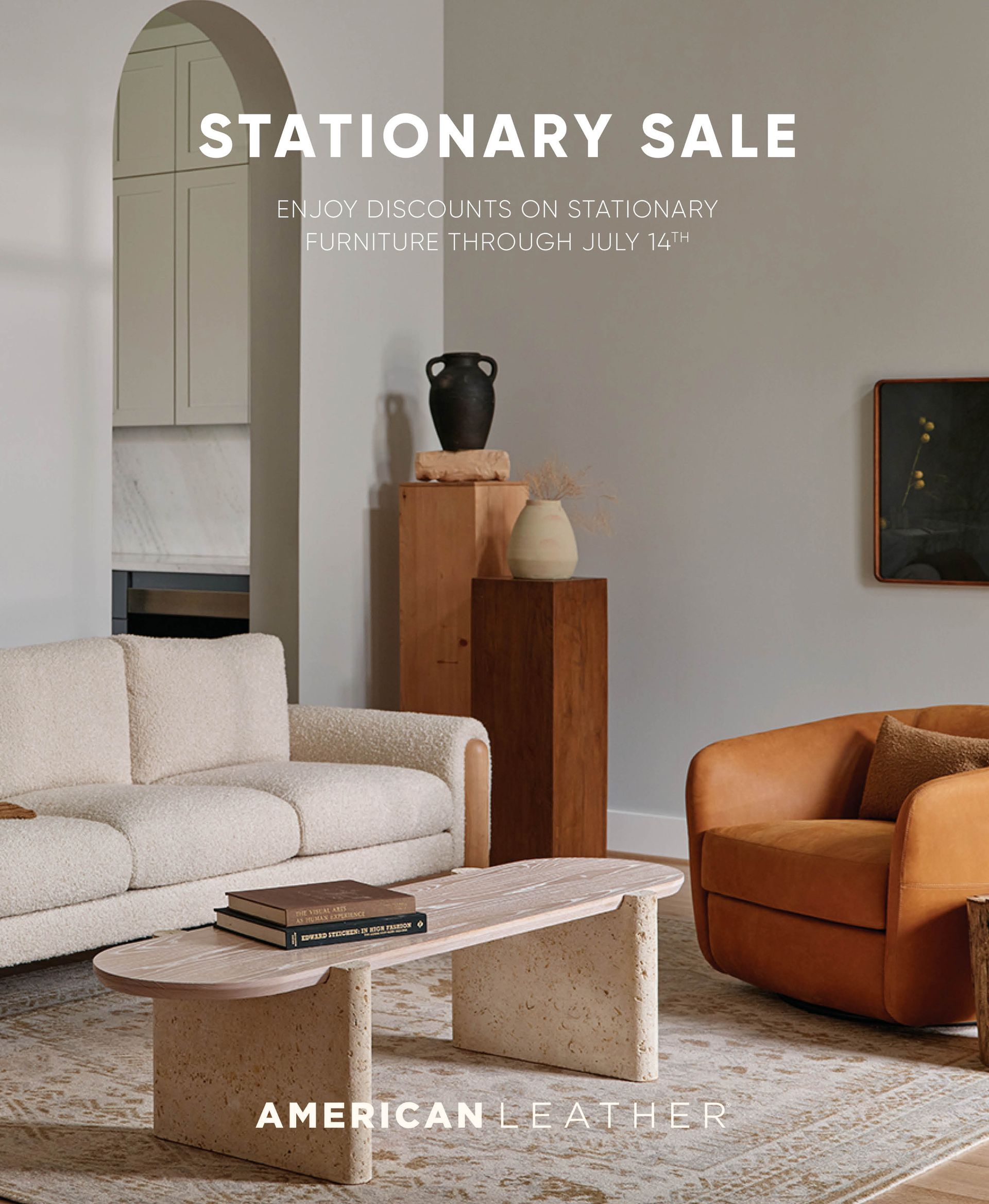 American Leather stationary furniture sale