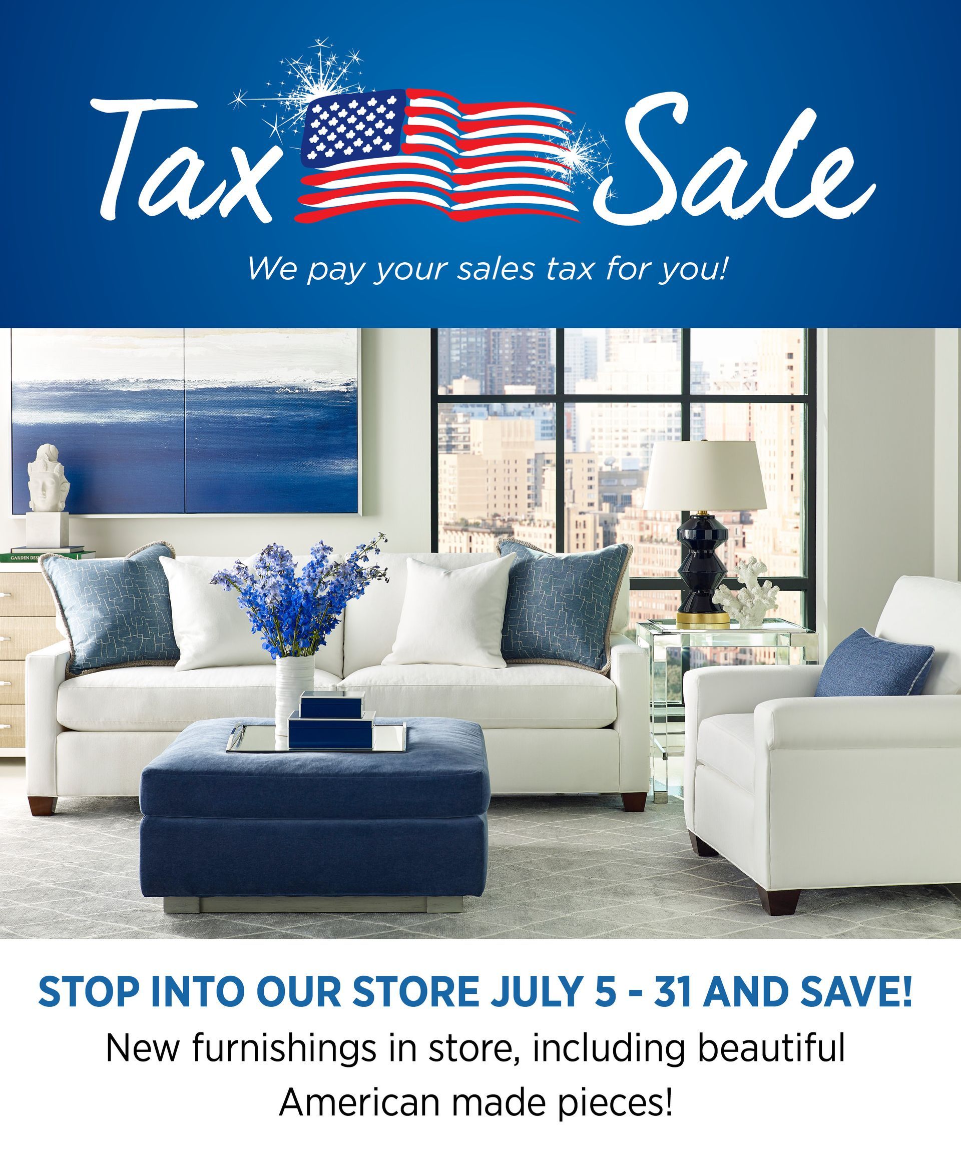 We Pay Your Sales Tax Sale