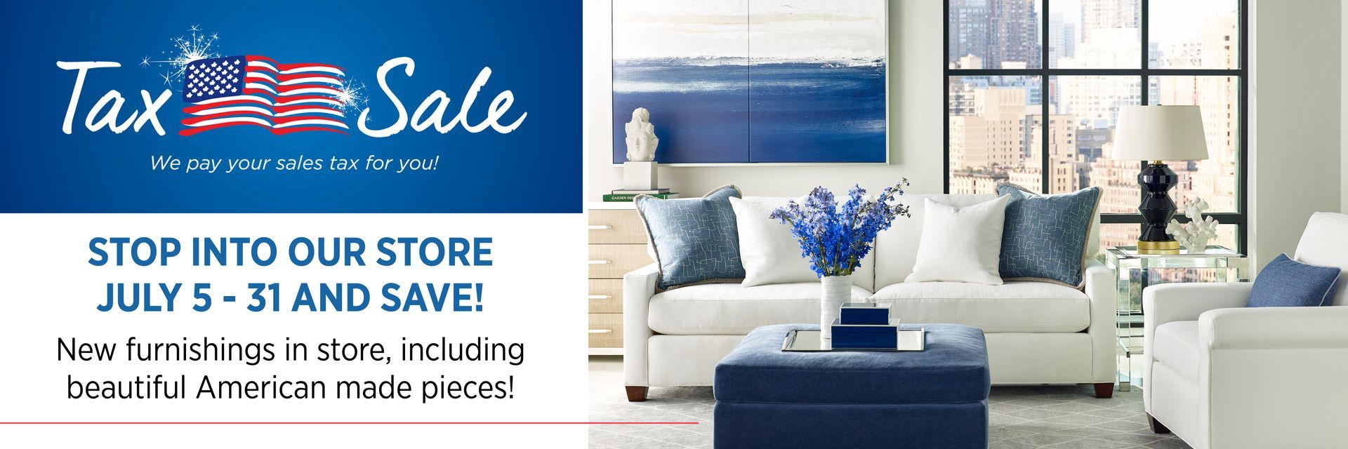 We Pay Your Sales Tax Sale