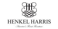 The logo for Henkel Harris is a black and white logo with a monogram.