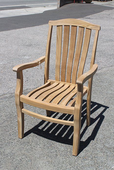 Patio wooden chair