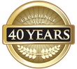 Over 40 Yrs in Service logo