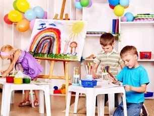 Kids painting