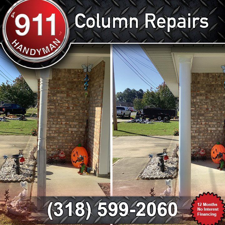 Column repairs by licensed and professional 911 handyman