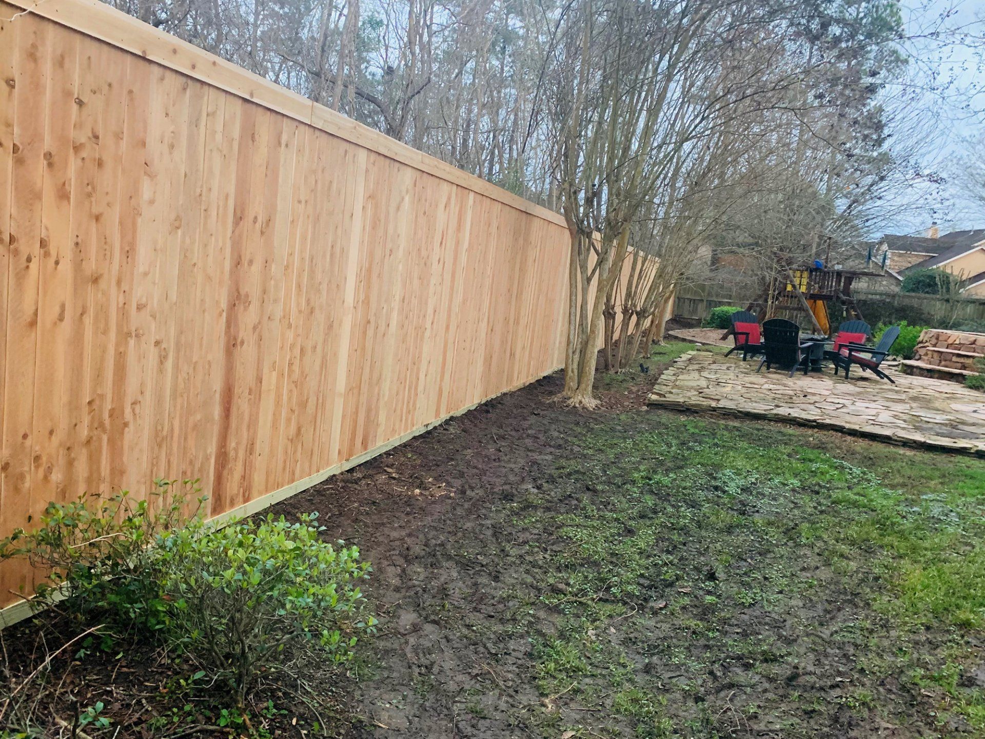 Wood fence services