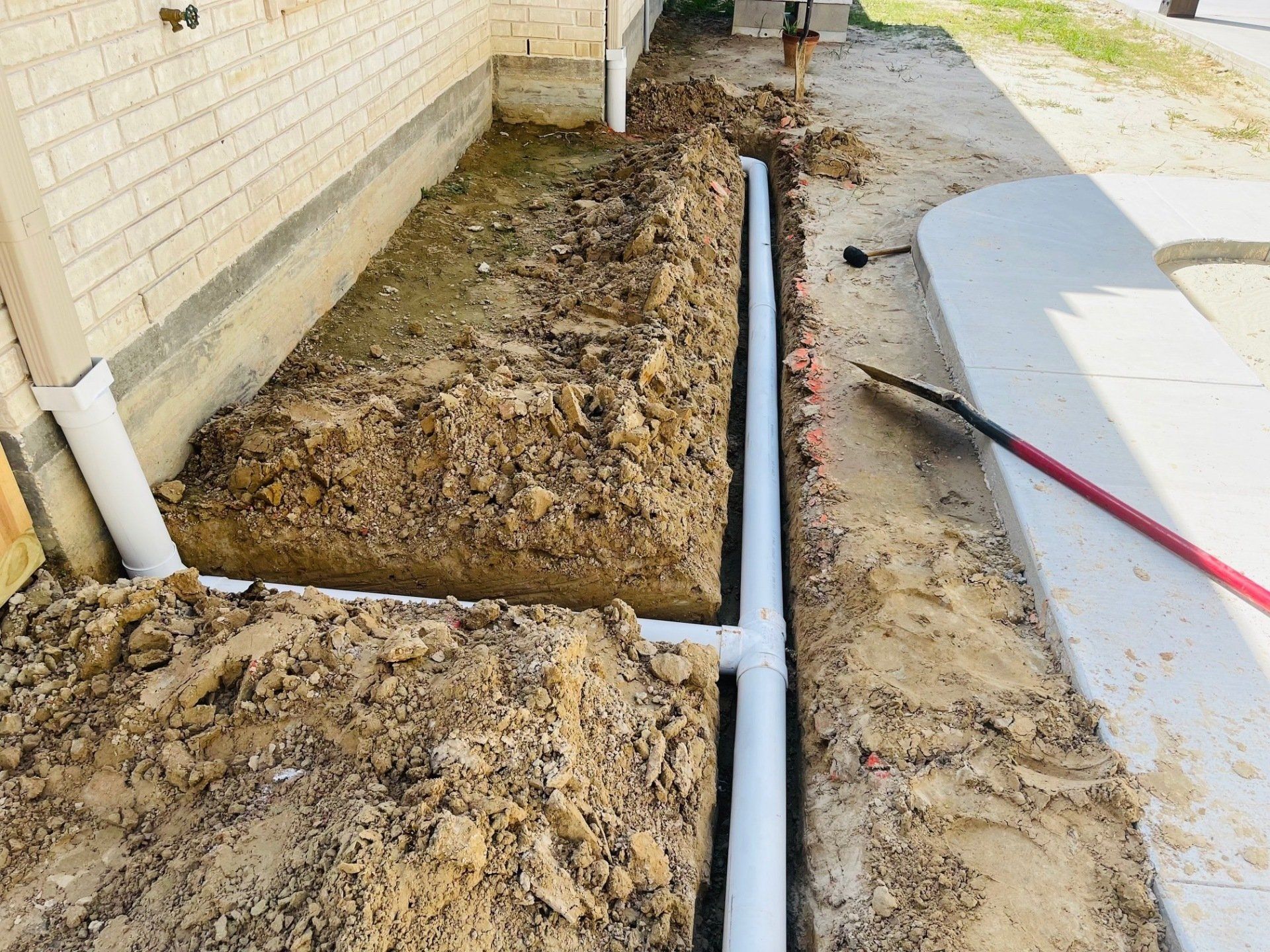 Drainage Installation | French Drains | Beaumont, TX