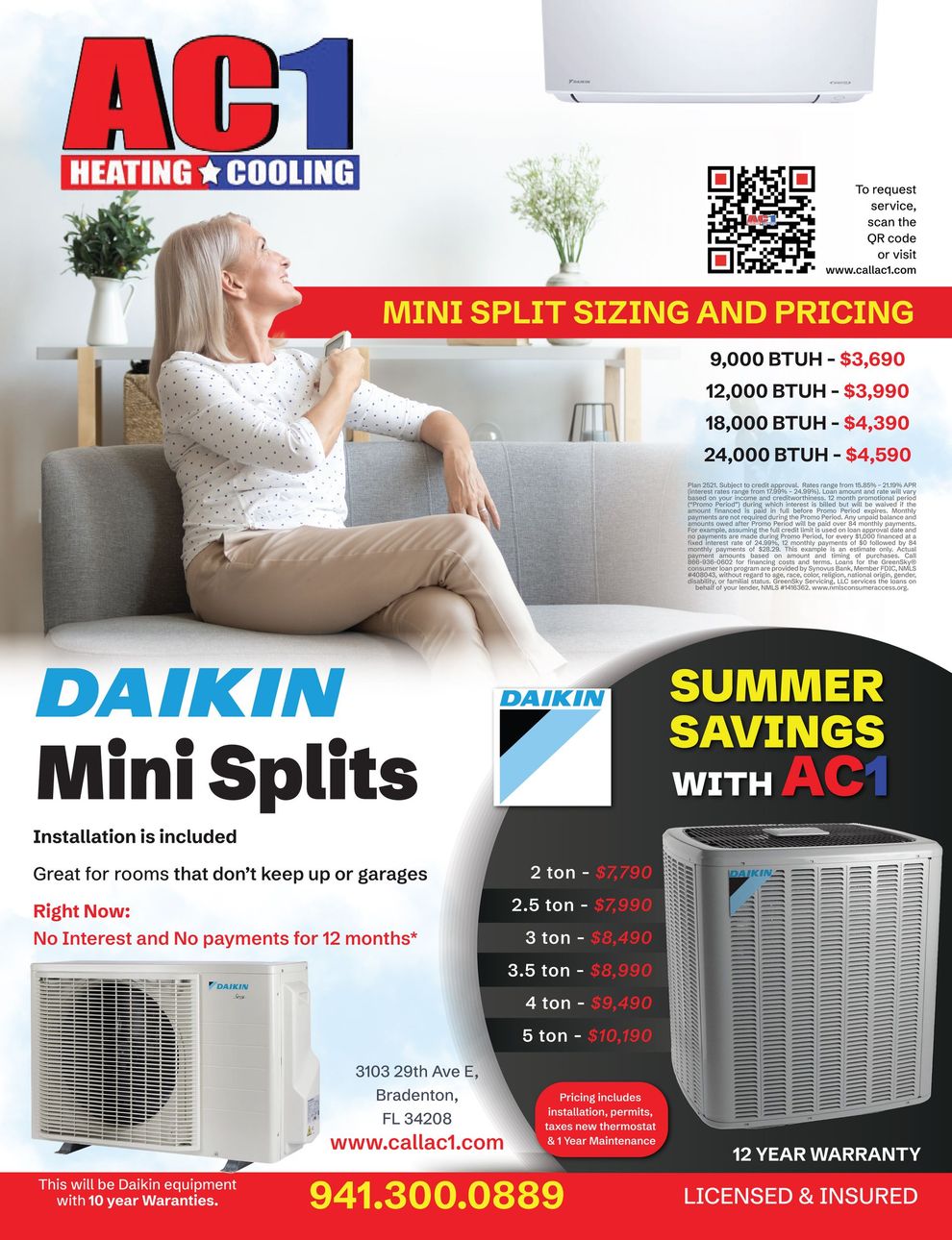 AC1 Heating and Cooling Specials and Pricing 2