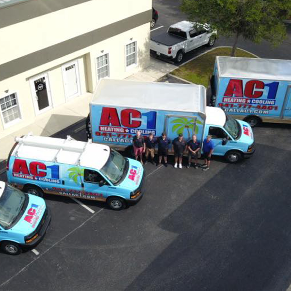 AC1 Heating and Cooling trucks