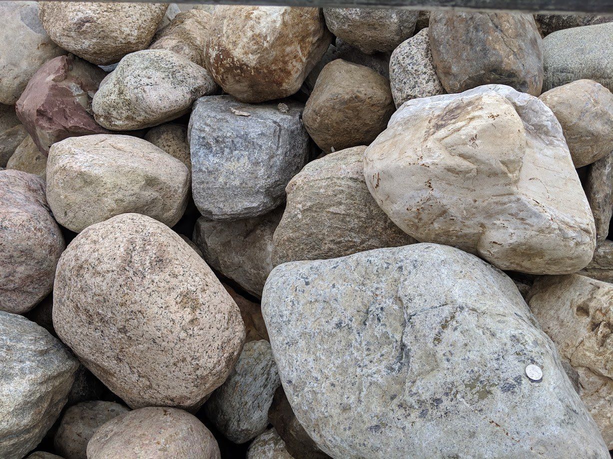 Boulder cobble mix