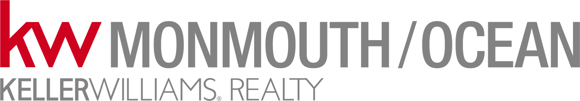Keller Williams Monmouth/Ocean logo in red and gray.