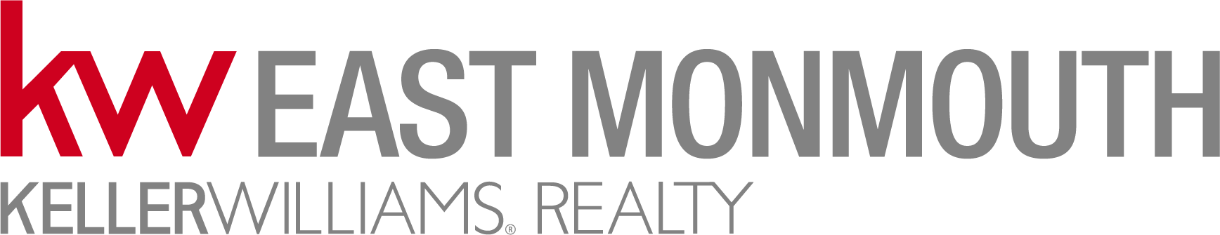 KW East Monmouth Keller Williams Realty logo in red and gray.