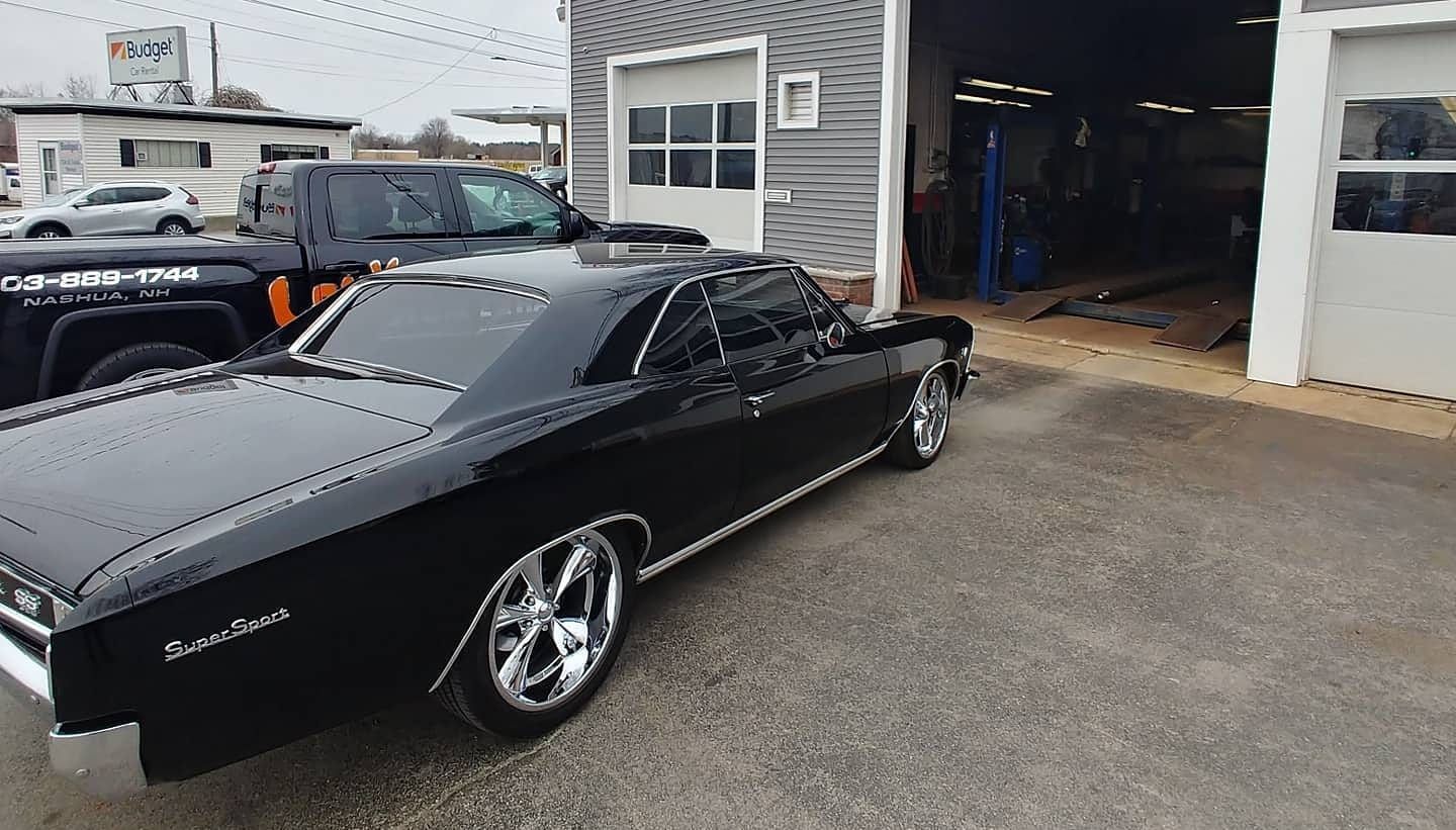 a beautiful black car