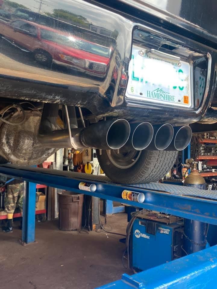 quad exhaust tip