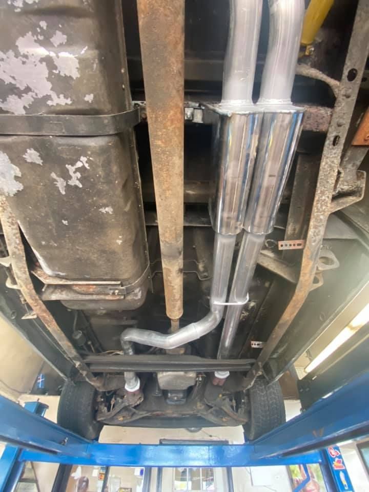 full stainless exhaust