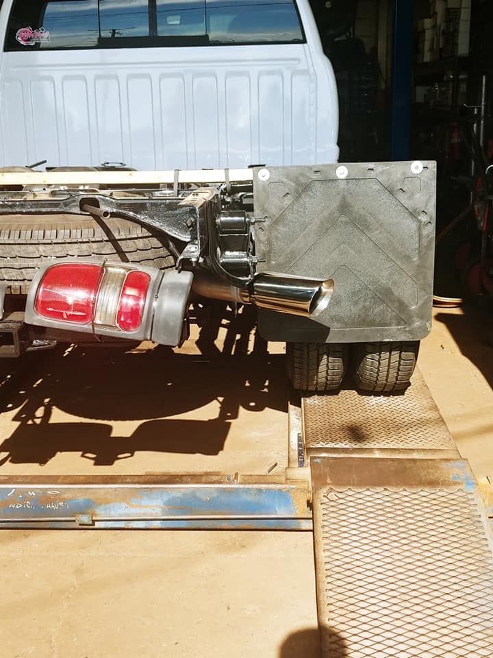 single stainless muffler