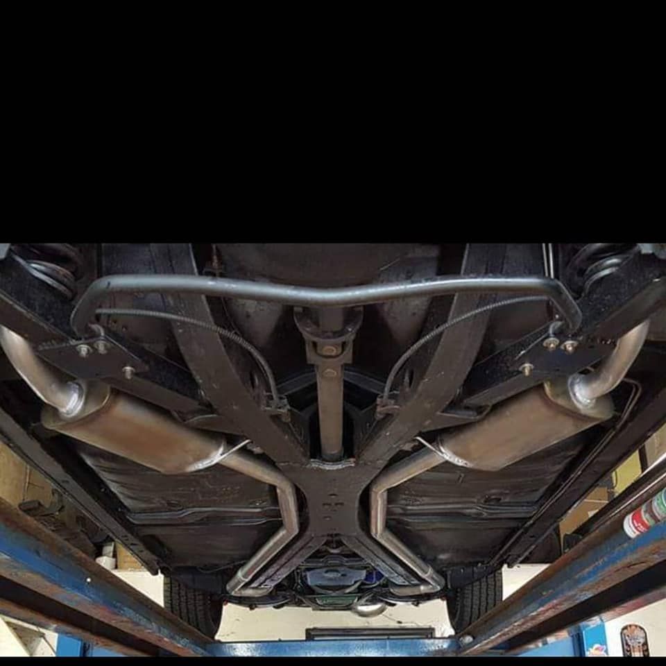 exhaust muffler dual