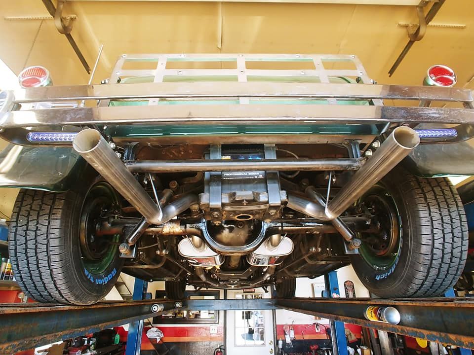 customized pipings for customized vehicle