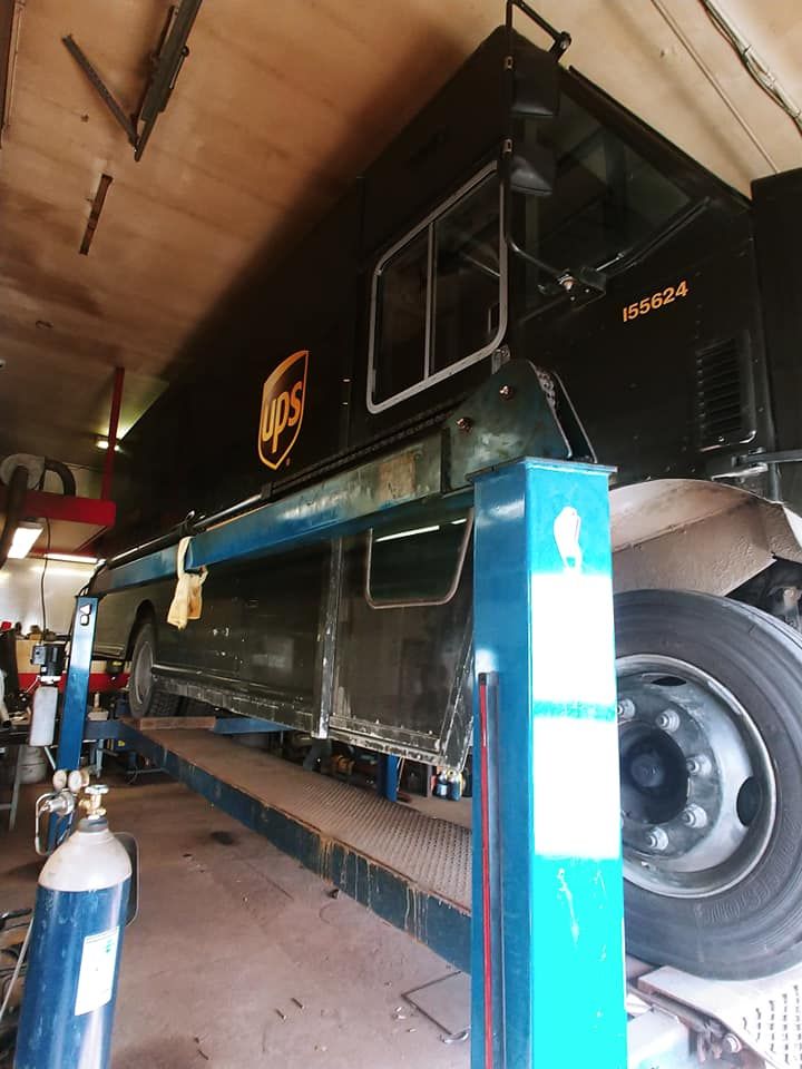 UPS delivery vehicle