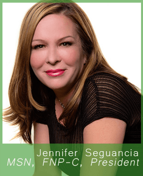 Jennifer Seguancia, RN, MSN, President