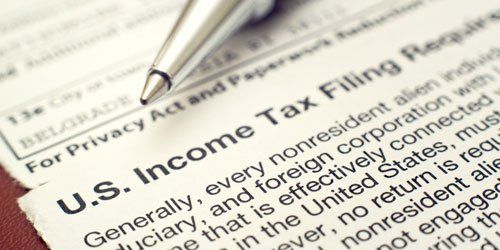income tax document