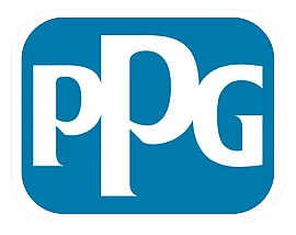 PPG logo: White 