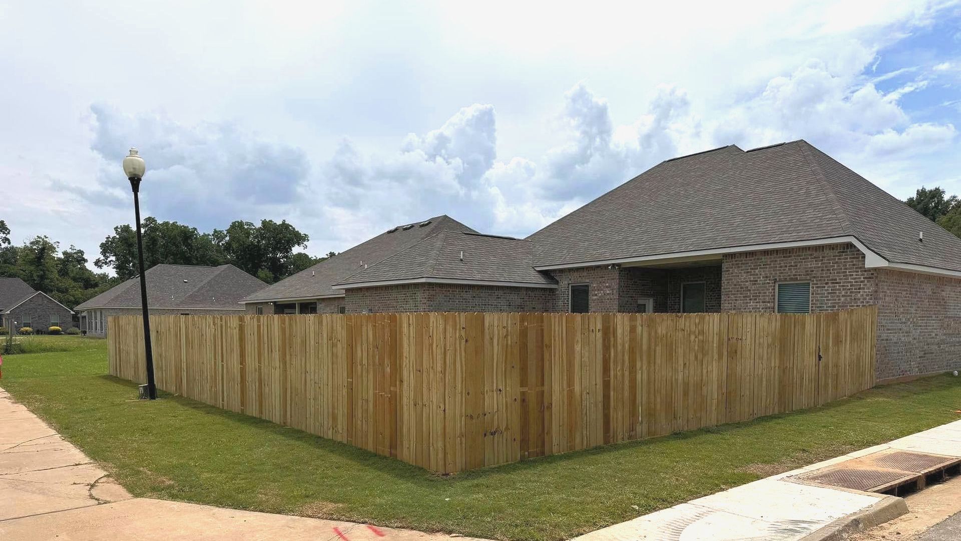 wood fence