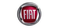 Fiat logo, a red square with the word