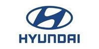 Hyundai logo, a blue letter