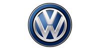 Volkswagen logo with a blue outer ring and a silver