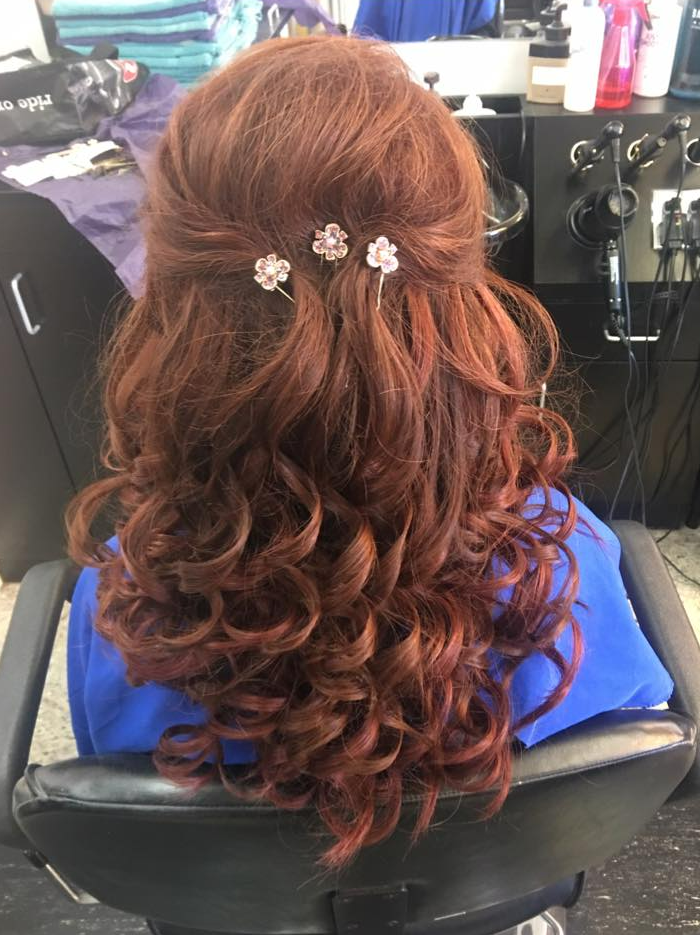 Special event hairstyling