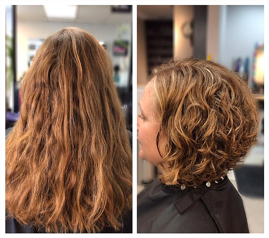 Hair trimming and deep conditioning