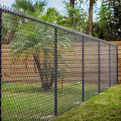 Chain link fence