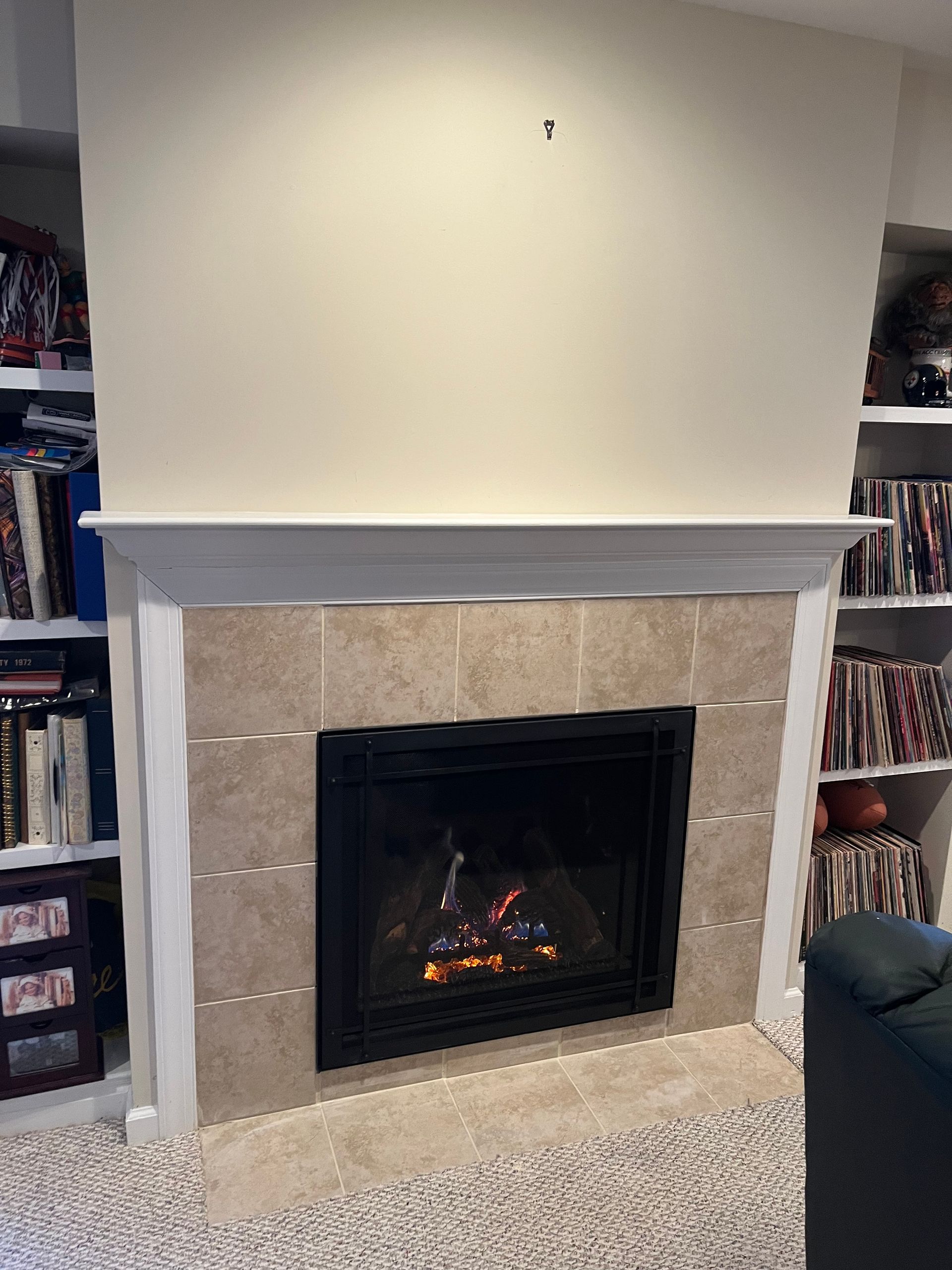 fireplace replacement - after