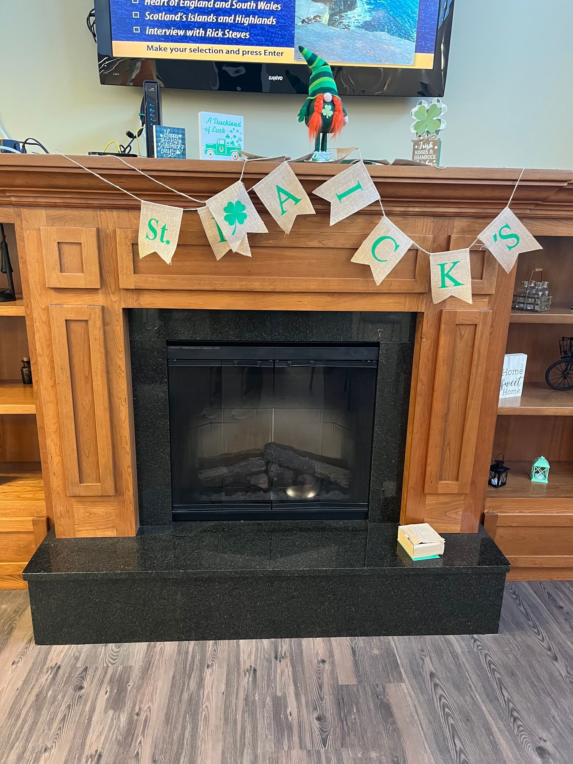 fireplace replacement - before