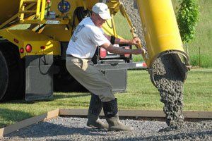 concrete pouring