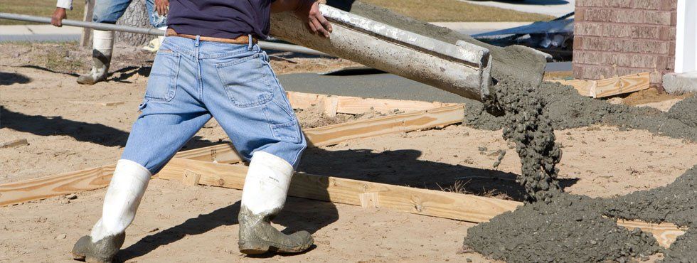 concrete pouring