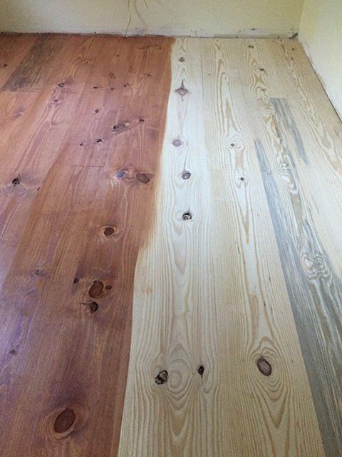 Hardwood staining