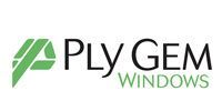 Ply Gem Windows logo with green icon and gray/green text on a white background