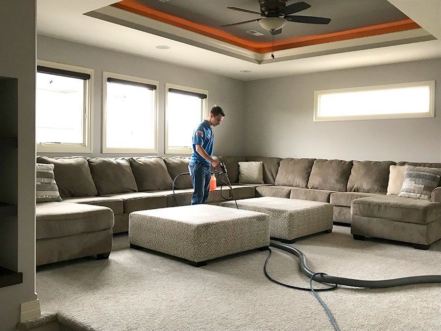 Residential carpet cleaning services