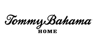 Tommy Bahama Home logo featuring the brand name in elegant script above the word HOME in bold, serif capital letters.