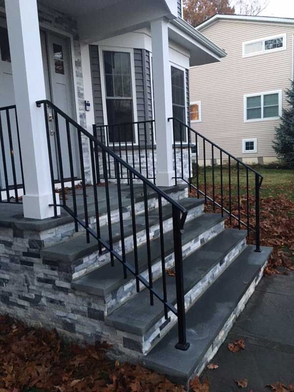 Aluminum Railings on steps