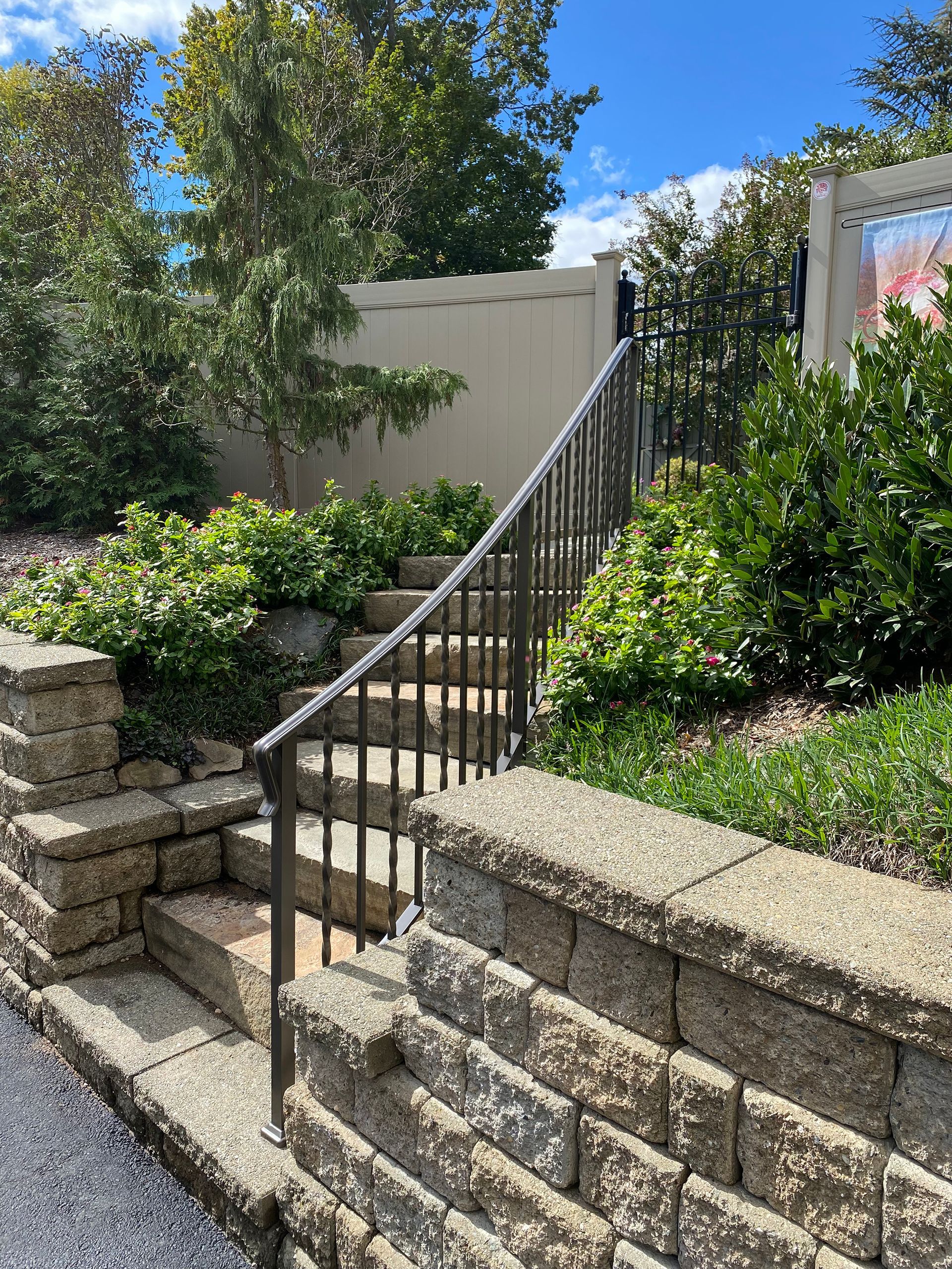 Aluminum Railing Steps